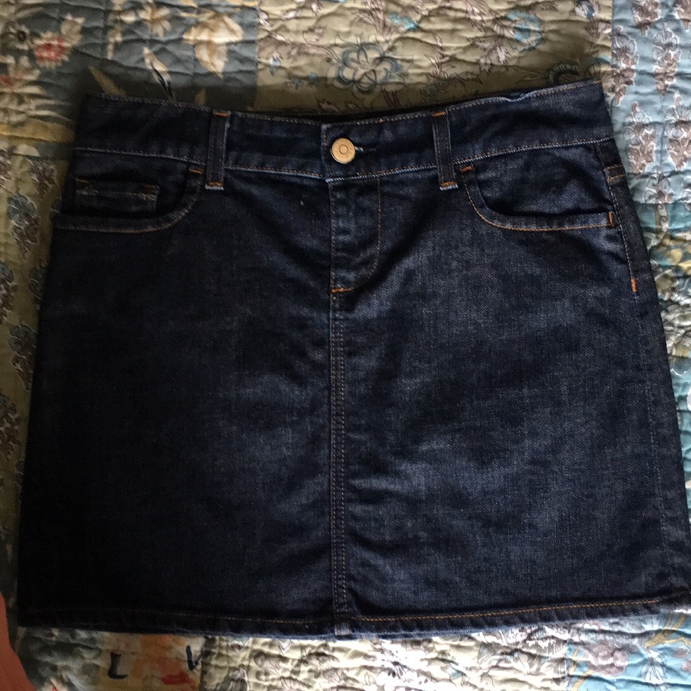 JCrew denim skirt